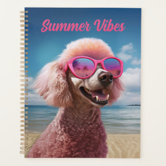 Agenda Pink Poodle Tropical Paradise Fun Planner