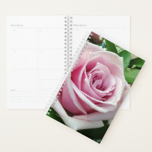 Agenda Pink Rose Floral Day Planner