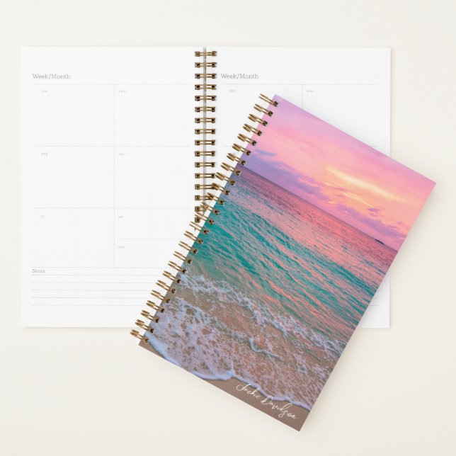 Agenda Pink Sunset Personal Beach Planner (Demostración)
