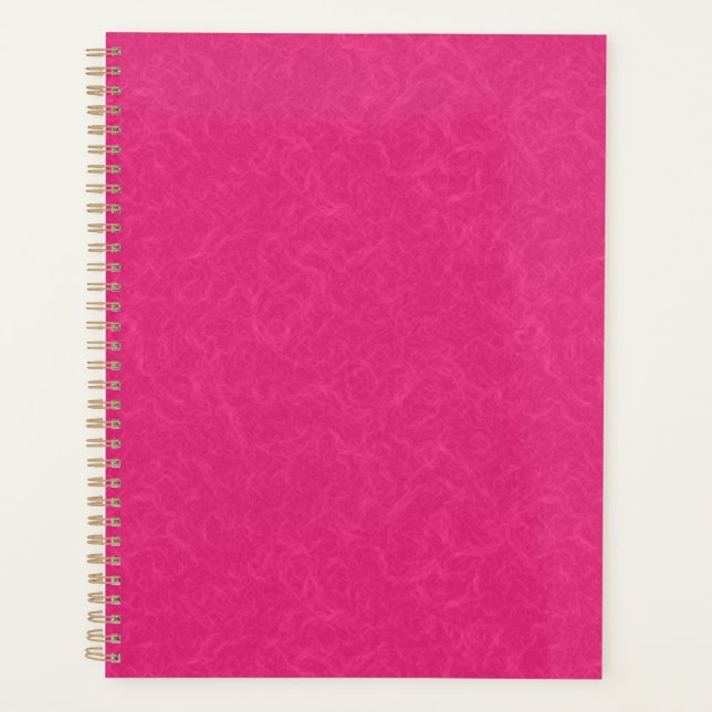 Agenda Pink textured surface with subtle swirling pattern (Anverso)