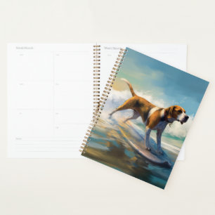 Agenda Pintado americano de Surf Engligh Foxhound Beach