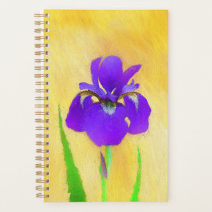 Agenda Pintado de iris morado - Perro original curado A
