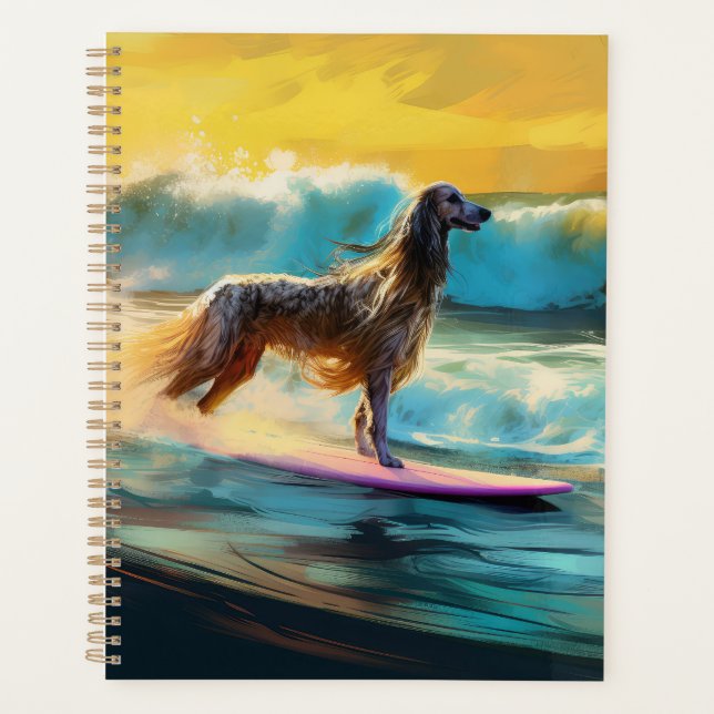 Agenda Pintado de surf en Hound Beach Afgano (Anverso)