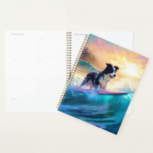 Agenda Pintado de surf en la playa de Collie