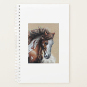 Agenda Pintar caballo en el desierto
