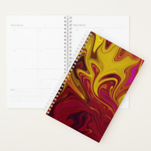 Agenda Pintura abstracta colorida