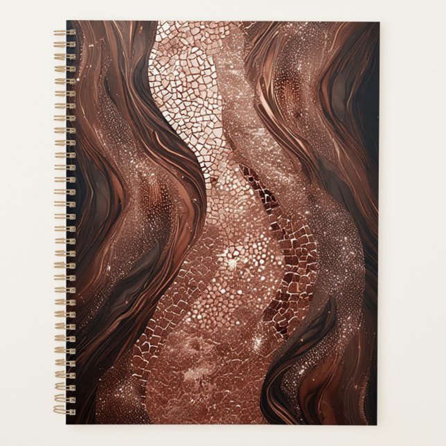 Agenda Pintura abstracta elegante (Anverso)