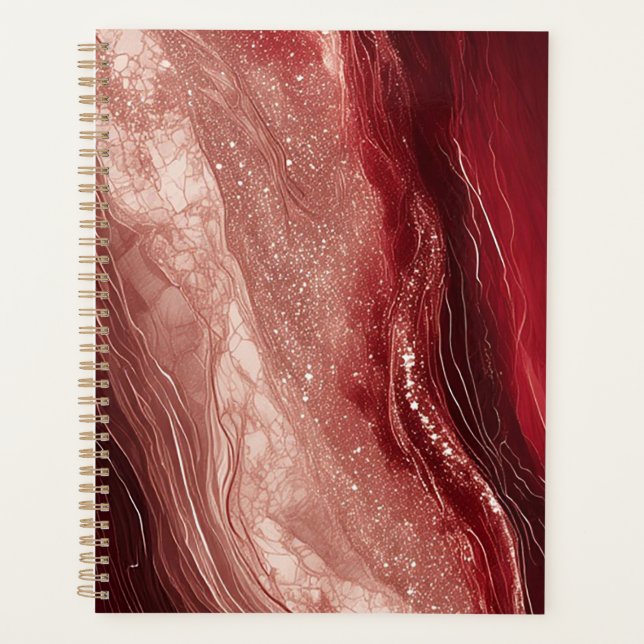 Agenda Pintura abstracta elegante (Anverso)