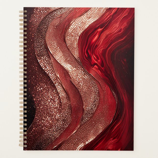 Agenda Pintura abstracta elegante (Anverso)