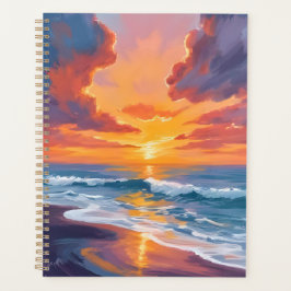 Agenda Pintura al Acuarela del Atardecer en la Playa Oceá