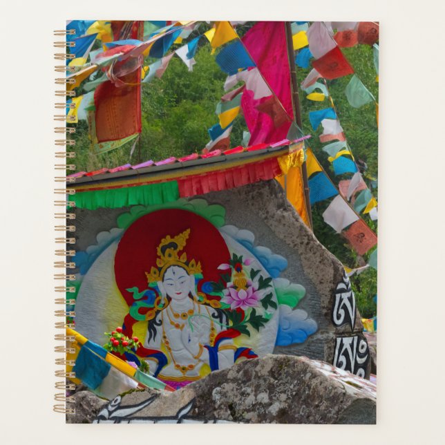 Agenda Pintura budista en rocas (Anverso)