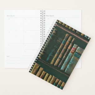 Agenda Pintura de amante de la biblioteca