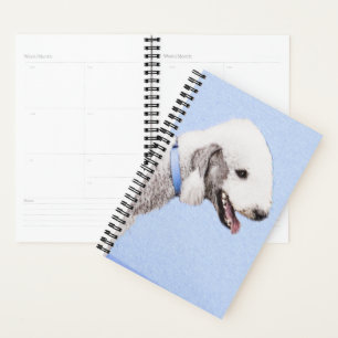 Agenda Pintura de Bedlington Terrier - Original Perro Art