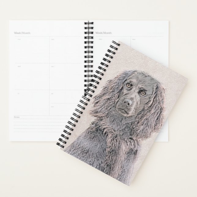 Agenda Pintura de Boykin Spaniel - Arte de Perro Original (Demostración)