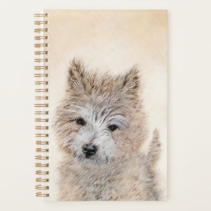 Agenda Pintura de Cachorro de Cairn Terrier - Arte Perro 