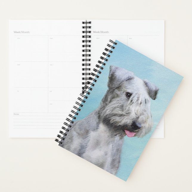 Agenda Pintura de Cesky Terrier - Arte de Perro Original. (Demostración)