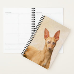 Agenda Pintura de Cirneco dell'Etna - Arte de perros orig