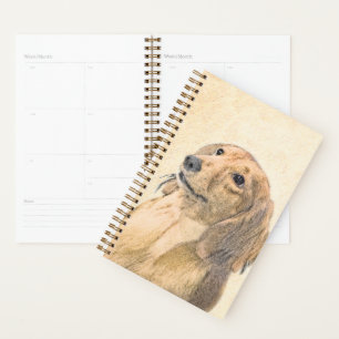 Agenda Pintura de Dachshund (de cabello largo) - Arte Per