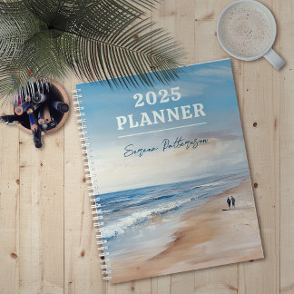 Agenda Pintura de escena oceánica poética de personalizab