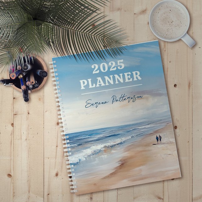 Agenda Pintura de escena oceánica poética de personalizab (Subido por el creador)