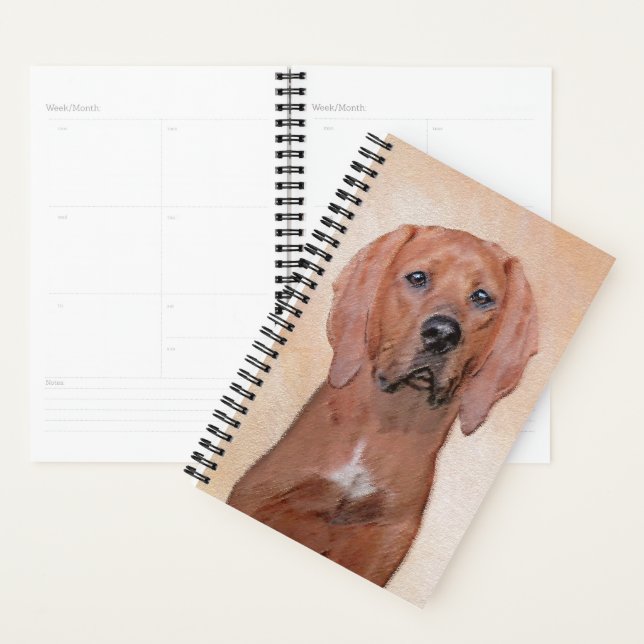 Agenda Pintura de esquinas rojas - Arte de perros origina (Demostración)