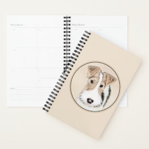 Agenda Pintura de hilo Fox Terrier - Arte de Perro Origin