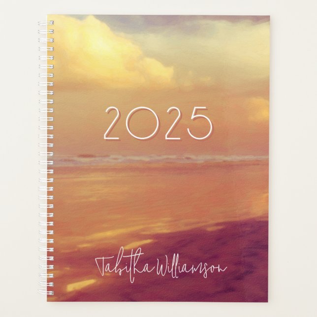 Agenda Pintura de Ocean Sunrise (Anverso)