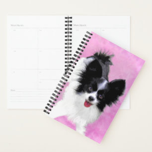 Agenda Pintura de Papillon (blanco y negro) - Arte de per