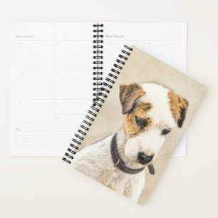 Agenda Pintura de Parson Jack Russell Terrier - Arte de P