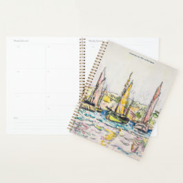 Agenda pintura de Paul Signac-Concarneau (aproximadamente