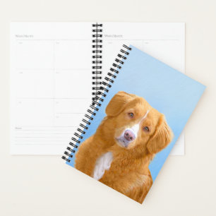 Agenda Pintura de perro de la recuperación del pato de Nu