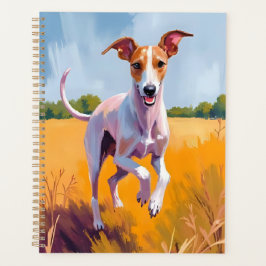 Agenda Pintura de perro galgo italiano Mascota