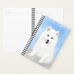 Agenda Pintura de pimienta de Samoyed - Arte Perro Origin