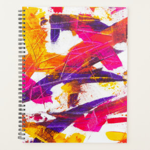 Agenda pintura de salpicadura