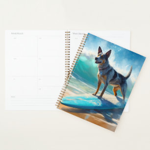 Agenda Pintura de surf en la playa de Blue Heeler 