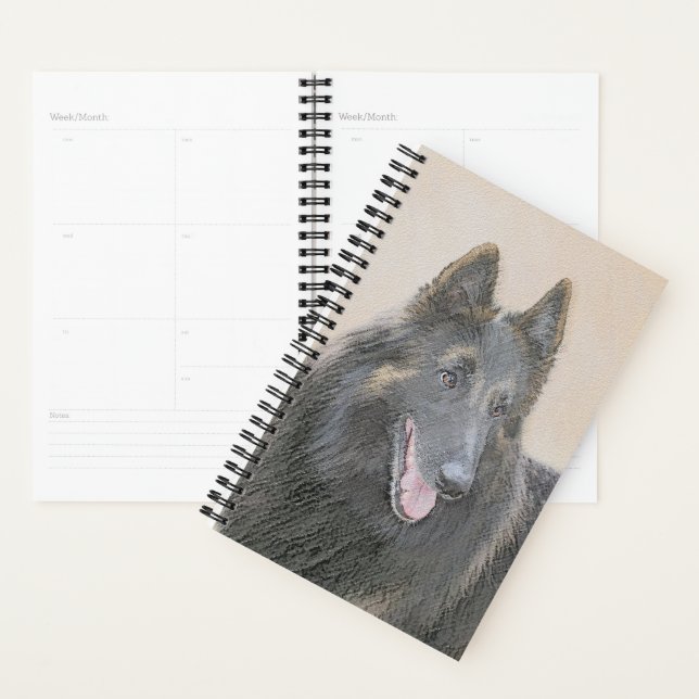 Agenda Pintura de Tervuren belga - Arte de perro original (Demostración)