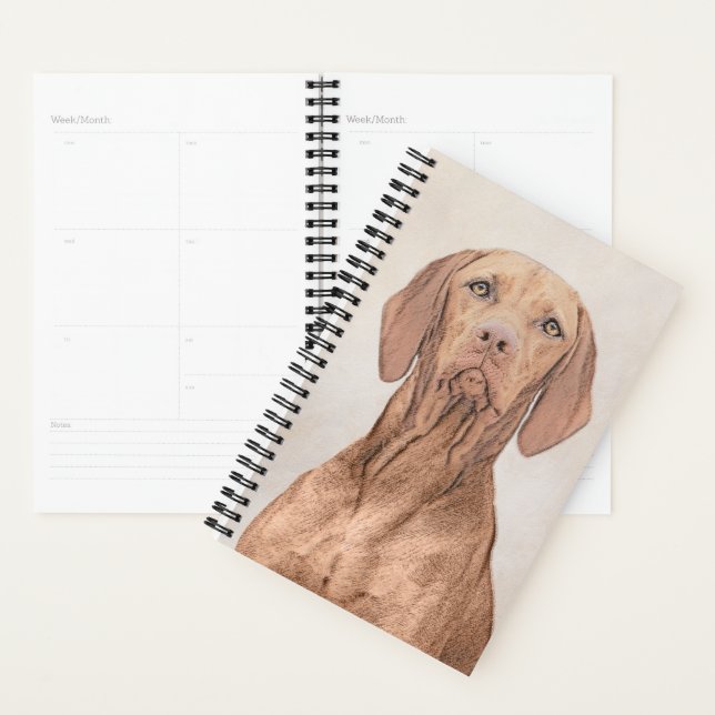 Agenda Pintura de Vizsla - Arte Perro Original. (Demostración)