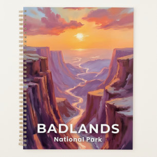Agenda Pintura del Parque Nacional Badlands Dakota del Su