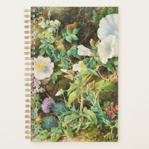 Agenda Pintura floral de petunias antiguas y bonitas