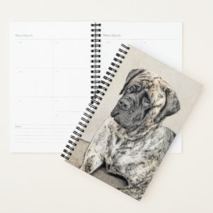 Agenda Pintura inglesa de castiff (Brindle) - Arte de per