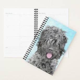 Agenda Pintura negra del territorio ruso - Perro original