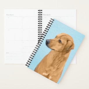 Agenda Pintura Ridgeback Rhodesiana - Arte Perro Original