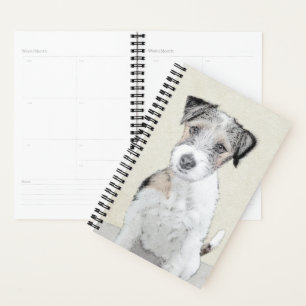 Agenda Pintura Rusell Terrier - Arte Perro Original