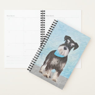 Agenda Pintura Schnauzer (en miniatura) - Perro original 