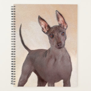 Agenda Pintura Xoloitzcuintli - Arte Perro Original Cuto
