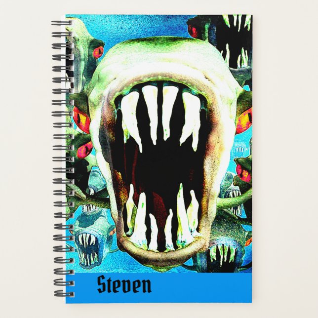 Agenda Piranha personalizada (Anverso)