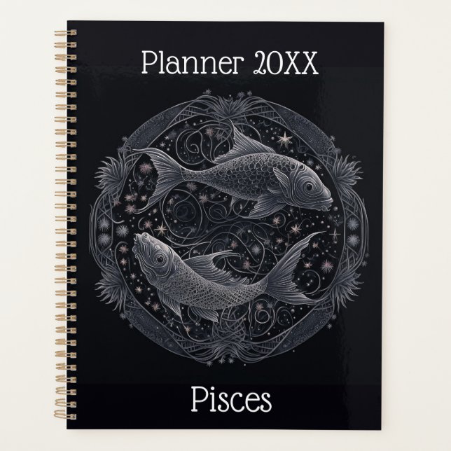 Agenda Pisces Zodiac Planner (Anverso)