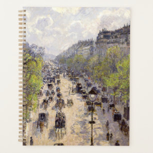 Agenda Pissarro - Boulevard Montmartre, primavera