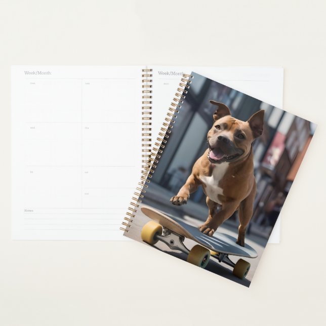 Agenda Pista de skateboard: Un Staffy en movimiento (Demostración)