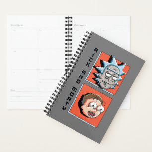 Agenda Pixelverse Rick y Morty Panel Graphic